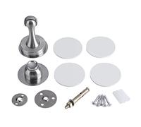 Yosoo - Tope magnético para puerta con cierre de botón de ventana para dormitorio, baño, estudio, cocina, color plateado