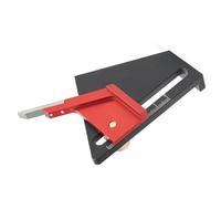 Yosoo Trazador Buscador de Centros de Carpintería, Regla de Medición Multiángulo, Aleación de Aluminio, Portátil y Duradero, Compacto y Eficiente, para Tareas de Carpintería Aficionados con Ajustable