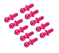 Yosoo Varilla de Enlace de Tornillo de Cabeza Esférica RC Varilla de Enlace de Bola de Coche RC, Diseño Liviano, Aleación de Aluminio de Primera Calidad, Absorción de Impactos Mejorada, para los