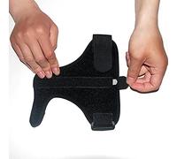 Yosoo Weightlifting Wristband, Soft Breathable Comfortable Elastic Wrist Thumb Guard for Gym Workout Fitness, with Adjustable Bandages for Outdoor Sports (Mano Izquierda)