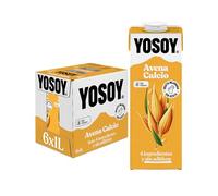 YOSOY Bebida de Avena con Calcio, pack de 6 x 1L