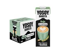 Yosoy Bebida Vegetal de Soja Barista sin Azúcares, Pack de 6x1L