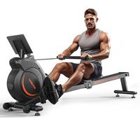 YOSUDA Máquinas de Remo para Gimnasio en casa, máquina de Remo magnética con 16 Niveles de Resistencia silenciosa y Capacidad de Peso de 159 kg, máquina de Remo para Uso doméstico con Monitor LCD