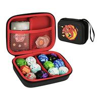 Yosuny Organizador de Juguetes Estuche de Almacenamiento Compatible con Figuras, BakuCores y Figuras de Lucha, Mini Estuche Contenedor de Juguetes (Negro)(Juguetes no incluidos)