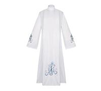 YOSUWOAI Bata de medición para sacerdotes católicos albornoz iglesia alabanza clérica alabanza adoración ornat litúrgico sacerdote de la iglesia alb sotano clero thobe predicador cassock hombre, A5