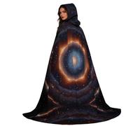 YOSUWOAI Capa de Halloween con capucha, poncho medieval, largo, medieval, con capucha, para cosplay, fiestas de disfraces y más renacentistas, capa con capucha, capa vintage de mago