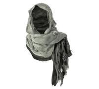 YOSUWOAI Capa medieval Wrap Dune Wasteland Hooded Shawl with Viking Brooch Cowl Scarf Rogue Medieval Cloak Renaissance Costume Cape Accessories LARP Bufanda de caballero medieval, O Verde Oscuro