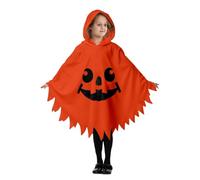 YOSUWOAI Disfraz de Halloween para niños, capa fantasma, capa con capucha, espeluznante Cloak Parca, traje fantasmal para niños y niñas, poncho con capucha