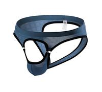 YOSUWOAI Ropa interior sexy para hombre con abertura delantera tanga erótica calzoncillos eróticos de baja altura con corte Jockstrap seductora tanga apasionada tanga mini tanga en T de color sólido