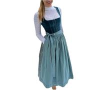 YOSUWOAI Vestidos de Oktoberfest para mujer, vestidos Dirndl, trajes tradicionales de Oktoberfest, traje de cerveza, delantal a cuadros, vestido de fantasía, carnaval, Halloween, disfraz de criada