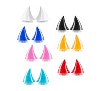 Yotlein 14 Piezas Decorativo de Cuernos Casco de Motocicleta, Cuerno de Diablo con Ventosa Devil, Decoración de Casco, Casco Moto cuernos Decorativas Lindo para Bicicleta, Moto, Cascos Kit