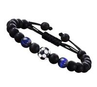Yotlein Pulsera Niño, Pulsera de Fútbol para Niños, Regalos de Fútbol Para Niños, Regalos Futbol Niñ-os, Pulsera de Fútbol Tejida Ajustable, para Hijo Adolescente Nieto 5 6 7 8 9 10 11 12