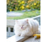 Yotlein Red para Gatos Terraza 10 × 3 m Transparente, Malla para Gatos, Resistente a los Rayos UV, Resistente a la Intemperie, para Gatos para Balcón, Terraza y Ventana