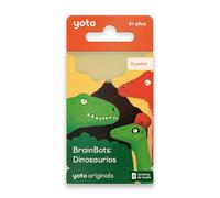 Yoto BrainBots: Dinosaurios en español. 8 Tarjetas Audio para Aprender sin Pantallas con audiolibros Divertidos de Dinosaurios. Compatible con Yoto Player y Mini. Edad 6+.