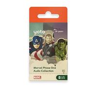Yoto Disney Junior Novels: Marvel Phase 1 Collection - 3 tarjetas de audio para niños para usar con reproductor Yoto y mini reproductor de audio todo en 1, escucha sin pantalla con divertidas