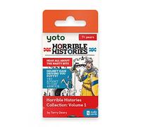 Yoto: Horrible Histories Collection Vol. 1 en inglés - 5 Tarjetas para educar sin Pantallas con Historias educativas y Divertidas. Compatible con Player y Mini Todo-en-Uno. Edad 7+.