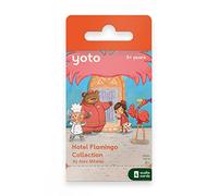 YOTO: Hotel Flamingo de Alex Milway - 4 Tarjetas con Cuentos en Audio para niños en inglés sin Pantallas. Historias Divertidas para Jugar, Dormir o Viajar. Compatible con Player y Mini. Edad 5+.