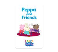 Yoto: Learn with Peppa - Peppa & Friends en inglés. Cuentos Infantiles Audio sin Pantallas con Historias Divertidas para Jugar, Dormir o Viajar. Tarjeta Compatible con Player y Mini. Edad 3+.