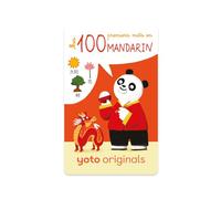 Yoto Mes 100 Primeras Palabras en Mandarín - Tarjeta de Audio, 3 Años+ | Caja de historia idiomas en francés | tarjeta de audio sin pantalla | aprendizaje mandarín | reproductor de mp3 infantil |