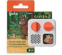 Yoto Mini (2024 Edition) + Gruffalo Bundle - Kids Screen-Free Bluetooth Audio Player, All-in-1 Travel Device for Stories Music Podcast Radio White Noise Ok-to-Wake Alarm Clock