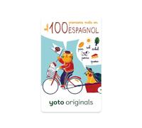 Yoto - Mis 100 Primeras Palabras en Español, Audio para Niños en Francés, para escuchar en narradora de noche Caja de historias Player y Mini, Aprender español a niños de 3 a 14 años