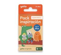 Yoto Pack inspiración 3-7 años (Castilian) - 6 Tarjetas con Cuentos Audio para niños en español sin Pantallas. Historias para Dormir y Juegos interactivos. Compatible con Yoto Player. Edad 3+.