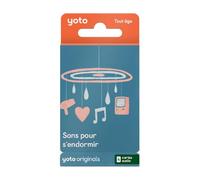 Yoto Pack Sonidos para quedarse dormido - 4 tarjetas de audio para niños en francés para escuchar en narradora y caja de historias Player y Mini, sonidos blancos y canciones desde el nacimiento