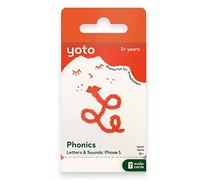 YOTO: Phonics - Letters & Sounds Phase 1 en inglés. 7 Tarjetas para educar sin Pantallas con Actividades de Aprendizaje interactivas y Divertidas. Compatible con Player y Mini Todo-en-Uno. Edad 3+.