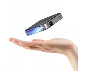 Yoton Proyector Pequeño Proyector Móvil DLP Mini Silencioso Cine en Casa Portátil 1080P Soporte 150ANSI Batería Incorporada Recargable de Alta Capacidad HDMI/Chromecast/PS5/TV Stick/Switch/Tableta