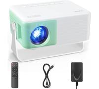 Yoton - Proyector portátil Y3 Mini para iPhone con zoom 50%, resolución HD 720p, compatible con llaves de TV y PC (verde)