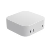 Yottamaster Funda de silicona para Mac mini M4/M4 Pro 2024, funda protectora de piel suave de escritorio, carcasa resistente a los golpes para Mac mini 2024 (blanco)