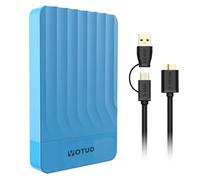YOTUO Disco duro externo portátil de expansión de almacenamiento HDD móvil USB 3.0 para PC, Mac, escritorio, laptop, PS4, PS5, Xbox One X/S, Xbox 360, Xbox Series X/S, oficina y juegos (azul, 500 GB)