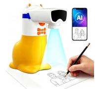 Yoturetoys Proyector de dibujo AI Juguetes para Niños Arte Creativo Regalo de Cumpleaños y Navidad para Niños Niñas a partir de 4 años, Máquina Inteligente de Trazado