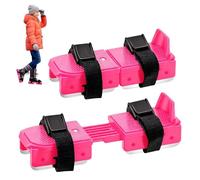 yotutun 1 Par Patines de Hielo Ajustables para Niños, Toddler Ice Skates Doble Corredor Patines de Hielo Gancho y Bucle Correas de Sujeción para Exteriores y Pistas para Principiantes