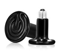 yotutun 2 Bombilla de Calor, Infrarroja de Cerámica E27 100W Lámpara de Calor de cerámica Calentadores de cerámicas Emisor de calor de cerámica para reptiles, anfibios, pollos, perros, gatos