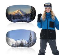 yotutun 2 Piezas Funda para Gafas de Esquí/Snowboard, Protege contra Arañazos Protectoras de Microfibra Portabilidad Antirayaduras y Polvo para Viajes y Après-Ski, Unisex