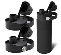 yotutun 2 tapas para botellas de agua Hydro Flask Wide Mouth, tapa para tapas deportivas, tapa de repuesto, tapa de boca ancha, botella de agua con tapa abatible automática