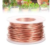 yotutun 20m Electroculture Gardening Alambre de Cobre, 99,9% Alambre de Cobre Puro Calibre 16 Alambre/1.3 mm de Elettrocoltura Cobre Desnudo para Jardín, Plantas y Cultivos de Verduras