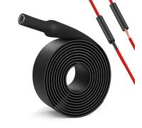 yotutun 2m Tubo Termoretractil 4:1, Ø12mm Impermeable Aislamiento Funda Termoretractil Negro Tuberia Termorretractil con Pegamento para Aislamiento Cables,Reparaciones,Conectores,Marcado