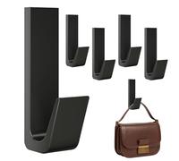 yotutun 5 ganchos autoadhesivos para ropa, ganchos adhesivos extra fuertes para toallas, abrigos y bolsos, toalleros sin agujeros, soporte de pared, de metal, gancho para puerta, gancho para toallas,