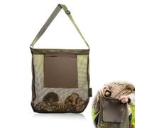 yotutun Bolsa de Caza de Setas, Bolsa de Búsqueda de Hongos Bolsa de Forrajeo Bolsa de Forraje de Malla Bolsa de Caza de Hongos con Cinturón de Hombro Ajustable para Camping, Senderismo