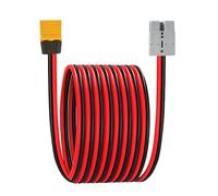 yotutun Cable de Extensión Solar de 50A a XT60, 10AWG Conector Solar a XT60 Adaptador para Generador Solar Estación de Energía Portátil Panel Solar RC Batería 60cm