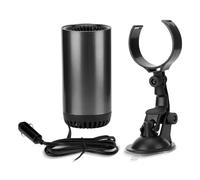 yotutun Calefactor para Coche Portátil, 12V 150W Calentador de Coche Ventilador de Calefacción y Refrigeración 2 en 1 Descongelador de Niebla de Parabrisas Enchufe de Mechero