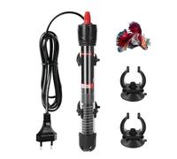 yotutun Calentador de Acuario, Calentador de Acuario Sumergible con 2 ventosas Calefacción Pecera para acuario Con Termostato ajustable para tanques de peces y acuarios