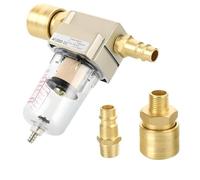 yotutun Filtro Compresor Aire 1/4", Separador de Agua de Aire Comprimido Filtro Aire Compresor con Conector Rápid Separador de Aceite