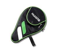yotutun Funda para Raqueta de Tenis de Mesa, Funda Pala Padel con Bolsillo de Almacenamiento de Bolas Funda para Raqueta de Menis de Mesa para 2 Raquetas y 3 Pelotas