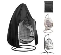 yotutun Funda para Silla Colgante, 210D Oxford-Tela Funda Balancin Jardin Exterior Antipolvo Funda para Sillas de Jardin Impermeable Cubierta de Silla Colgante para Patio Jardin Balcon, 190 x 115cm