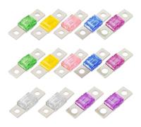 yotutun Fusible de Alta Corriente, 14 Piezas Fusibles Midi Atornillables de Alta Corriente 30/40/50/60/70/80/100 Amp Bolt-on Fusible Mini fusible ANL para automóviles, camiones