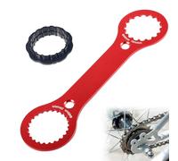 yotutun Herramienta de Reparación de Pedalier para Bicicleta Herramienta de Llave de Eje BB con Adaptador Center Lock Llave para Reparaciones de Bicicletas para Dub/TL-FC32/TL-FC25/TL-FC24