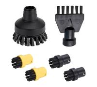yotutun Juego de 6 cepillos redondos para Kärcher, cepillo redondo, piezas de repuesto compatibles con limpiadores de vapor Karcher, accesorios para limpiador de vapor Kärcher SC1 SC2 CTK10 SC3 SC4